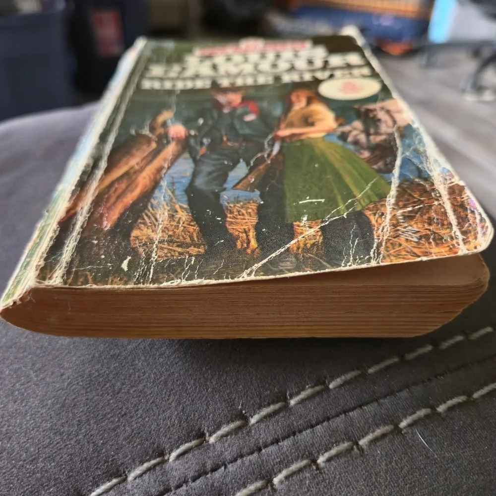 Louis L’Amour Ride The River 1983 Vintage Paperback The Sacketts #17 - Picture 7 of 10